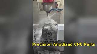 Partes anodizadas de usinagem CNC de precisão