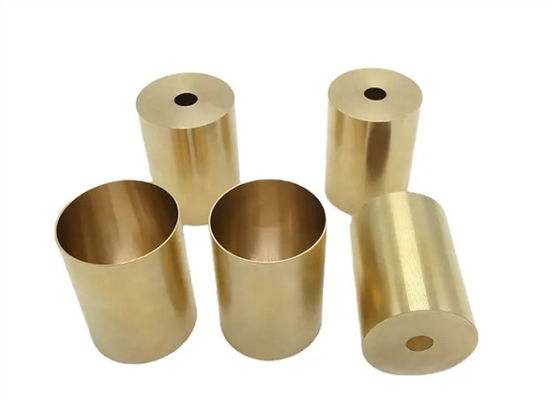 Componentes de torneamento de latão de ouro