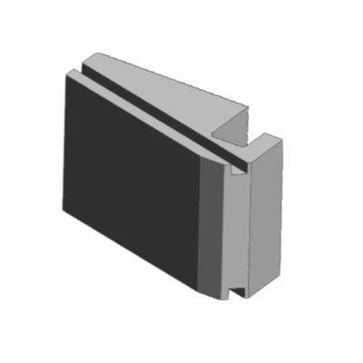 Pinza 005 E1 de aço de fresagem CNC com método de usinagem CNC e 88.0x56.0x39.0 mm