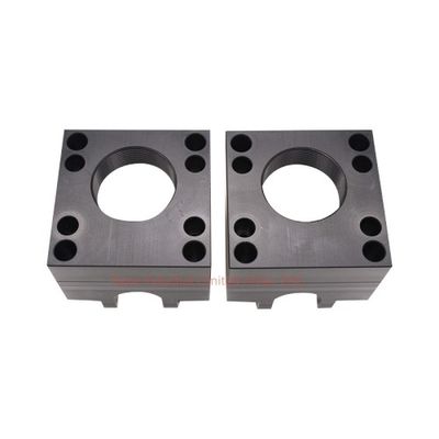 Peças de usinagem CNC personalizadas de alta precisão profissional com superfície de pulverização anodizada