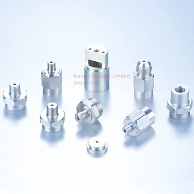 Componentes de giro de aço inoxidável de bronze de alumínio da precisão das peças do CNC que lustram o tratamento de anodização