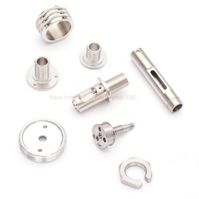 Peças de torneamento CNC de precisão industrial 0,01 mm Tolerância Aplicações de eletrônica automóvel Componentes personalizados