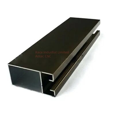 Perfis de extrusão de alumínio de precisão com acabamento de cor de madeira e personalização OEM e ODM para aplicações industriais