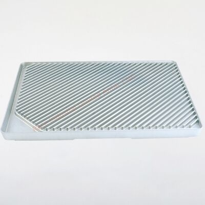 Peças de fundição a moagem a moagem de alumínio com várias cavidades com certificação ISO 9001:2015 e acabamento de superfície Ra1.6-6.3