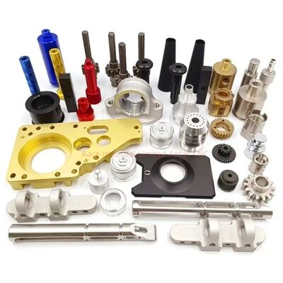 Peças de usinagem CNC de precisão Ra0.2 Ra3.2 Rugosidade da superfície Componentes personalizados anodizados