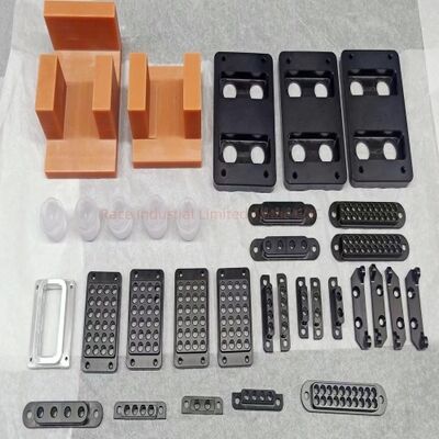 Peças de usinagem CNC de precisão Ra0.2 Ra3.2 Rugosidade da superfície Componentes personalizados anodizados